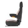VEVOR Universal Forklift Seat, Tractor Seat with Adjustable Back, Armrest, Headrest & Safety Belt, Secure Tractor Seat with Micro Switch, Ergonomic Lawnmower Seat for Skid Loader Bulldozer