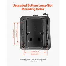 Universal Seat Suspension Kit with Slider Track & Dustcover Fits Lawn Mower
