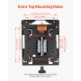 Universal Seat Suspension Kit without Slider Track Fits Lawn Mower Tractor