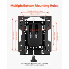 VEVOR Universal Seat Suspension Kit without Slider Track Fits Lawn Mower Tractor