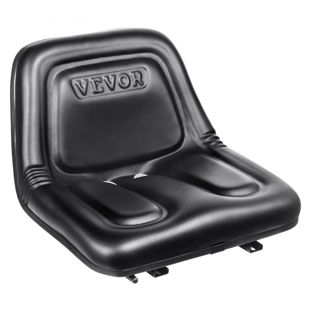 VEVOR Reemplazo universal de asiento Kubota, asiento compacto de tractor  con respaldo alto, asiento de carretilla elevadora de vinilo negro, asiento