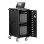 Estación de carga VEVOR para 16 dispositivos, con pantalla de hasta 15,6 pulgadas, ideal para oficina y aula, compatible con Chromebooks, tabletas y portátiles.
