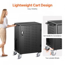 Charging Cart Mobile Locking Charging Cart 36 Devices for Laptop & Tablet