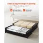 Under Bed Storage with Wheels 30.3 x 18.5 x 6.8 Inch Rolling Storage Bags 2 Pack