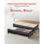 Under Bed Storage with Wheels 36 x 18.1 x 7.3 Inch Rolling Storage Bags 2 Pack