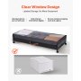Under Bed Storage with Wheels 36 x 18.1 x 7.3 Inch Rolling Storage Bags 2 Pack