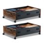 Under Bed Storage with Wheels 25.6x18.1x7.1 Inch Rolling Storage Bags 2 Pack