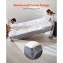 Plastic Mattress Bag 2 PK Bed Cover for Moving and Storage (2 Mil & Queen Size)