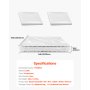 VEVOR Plastic Mattress Bag, 2 Mil Thick Mattress Storage Bag, Wear-Resistant and Waterproof Plastic Bed Cover with Reinforced Corner Design, Heavy-Duty Mattress Moving Supplies (2 Pack, Queen Size)