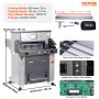 VEVOR Electric Hydraulic Paper Cutter, Heavy Duty Paper Cutter Machine 26" /660.4mm Cutting Width, 3.14"/80mm Cutting Thickness, Electric Paper Trimmer with 7" Touchscreen Numerical Control