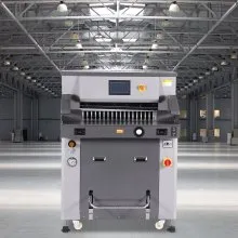 VEVOR Electric Hydraulic Paper Cutter, Heavy Duty Paper Cutter Machine 26" /660.4mm Cutting Width, 3.14"/80mm Cutting Thickness, Electric Paper Trimmer with 7" Touchscreen Numerical Control
