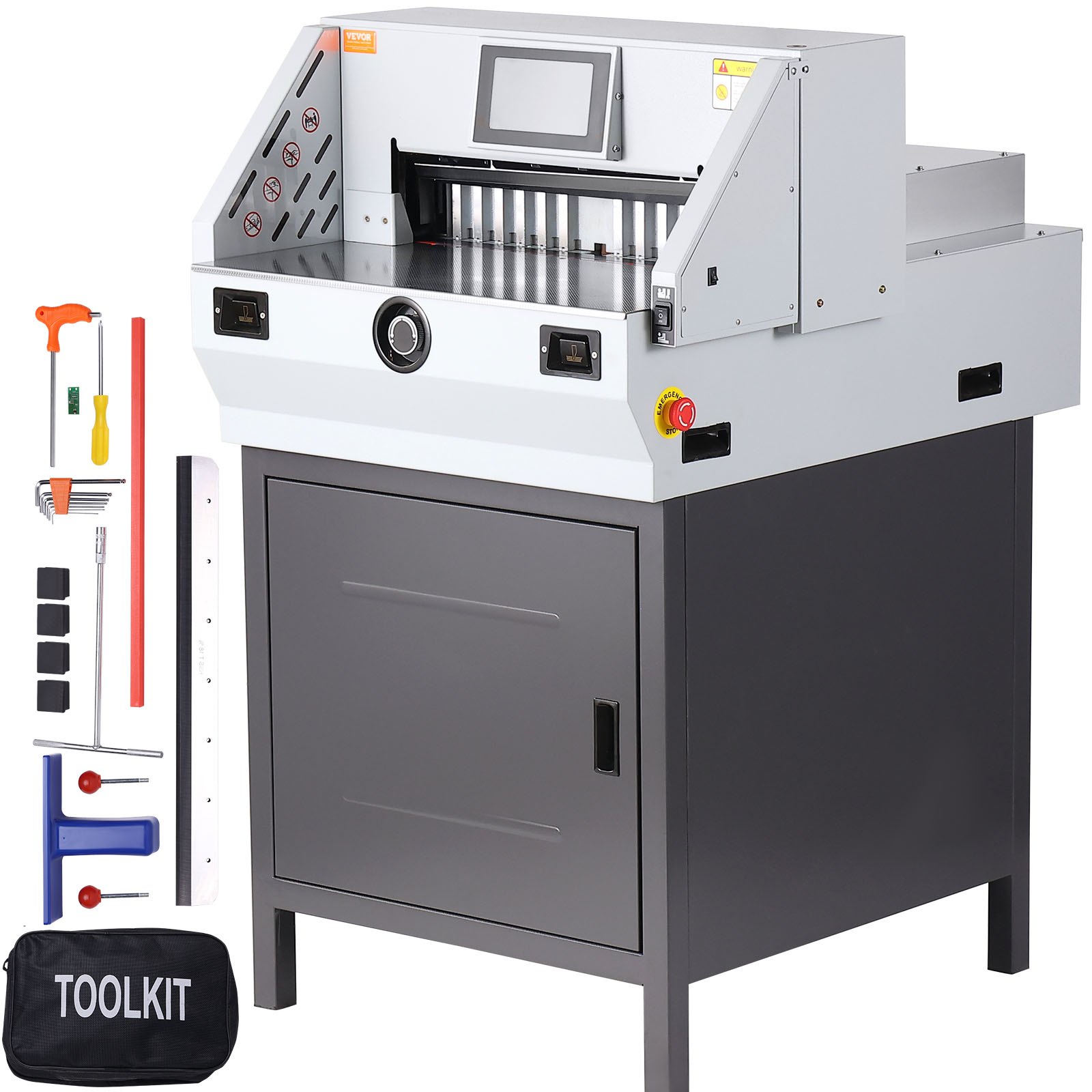VEVOR Electric Paper Cutter 482.6 mm Cutting Width 80 mm Thickness 177.8 mm Touchscreen