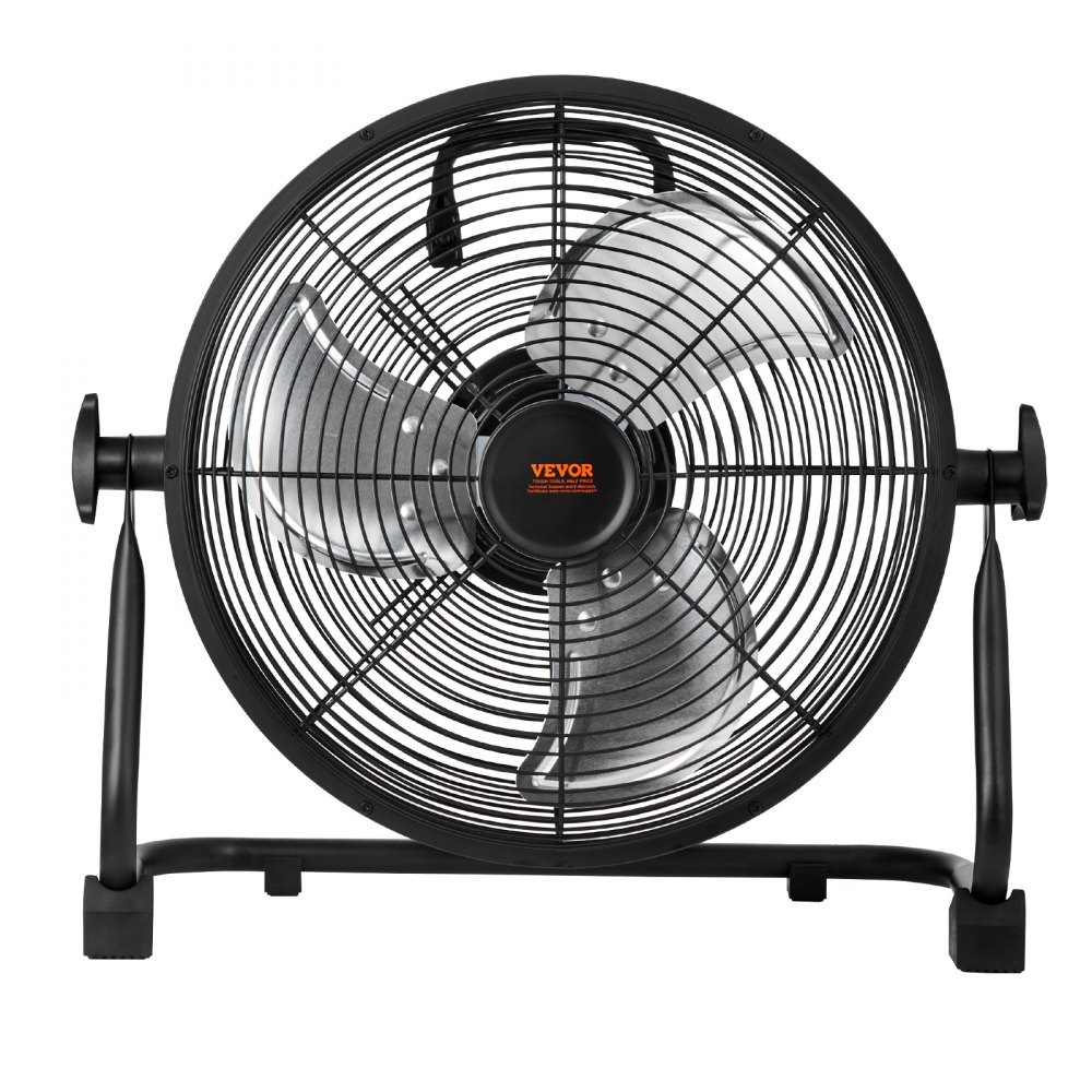 VEVOR Cordless Fan 12 in, Portable Quiet Personal Fan for Home or Office, 360 Degree Manual Pivoting Head, Stepless Speed Regulation High Velocity Cordless Fan, Heavy Duty Metal Industrial Floor Fans