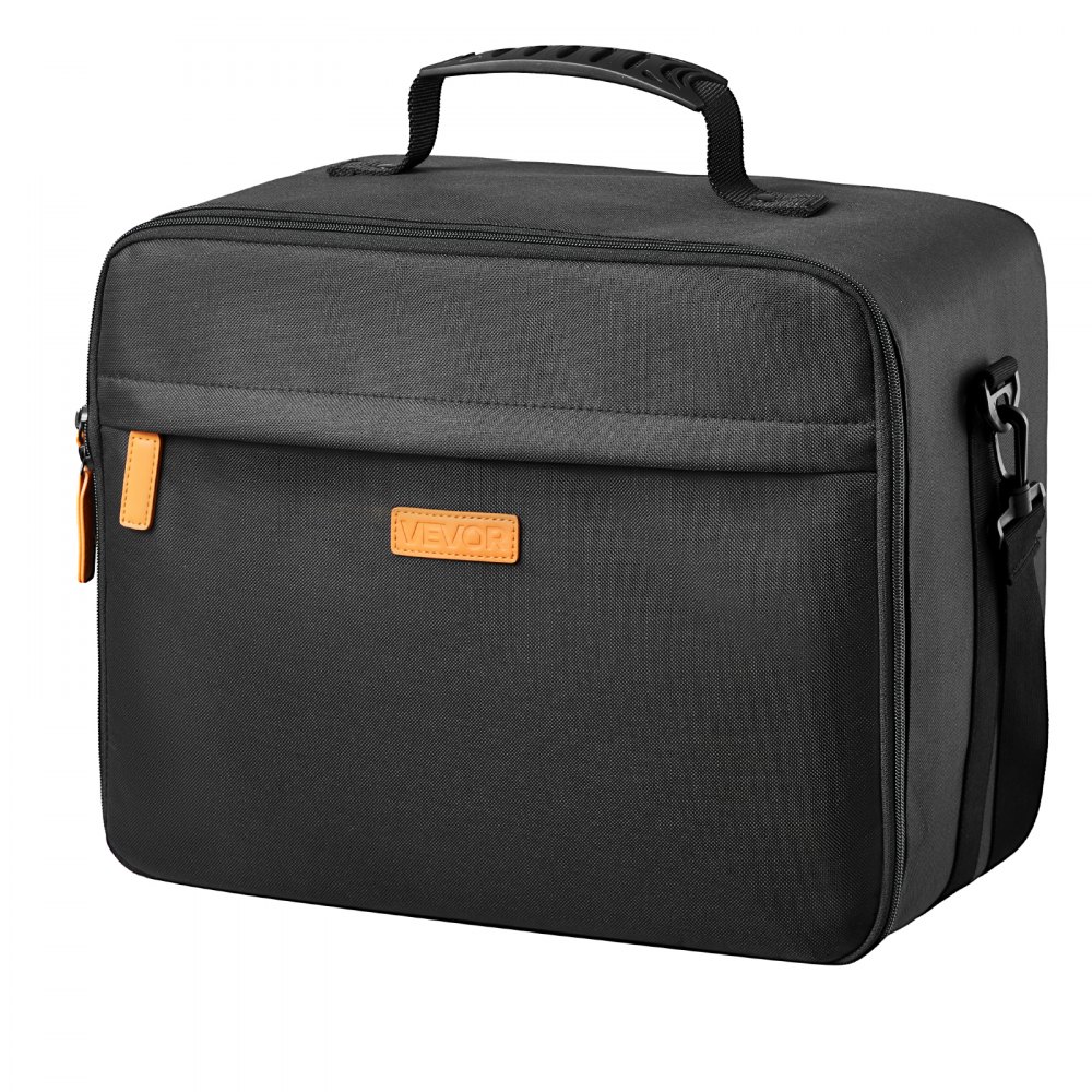 VEVOR Miniature Storage Carrying Figure Bag, Fits for 1:500-1:750 Scale Models, Miniature Transport Bag with Adjustable Shoulder Strap, 3 Foam Layers for Large Storage Capacity (Minis Not Included)