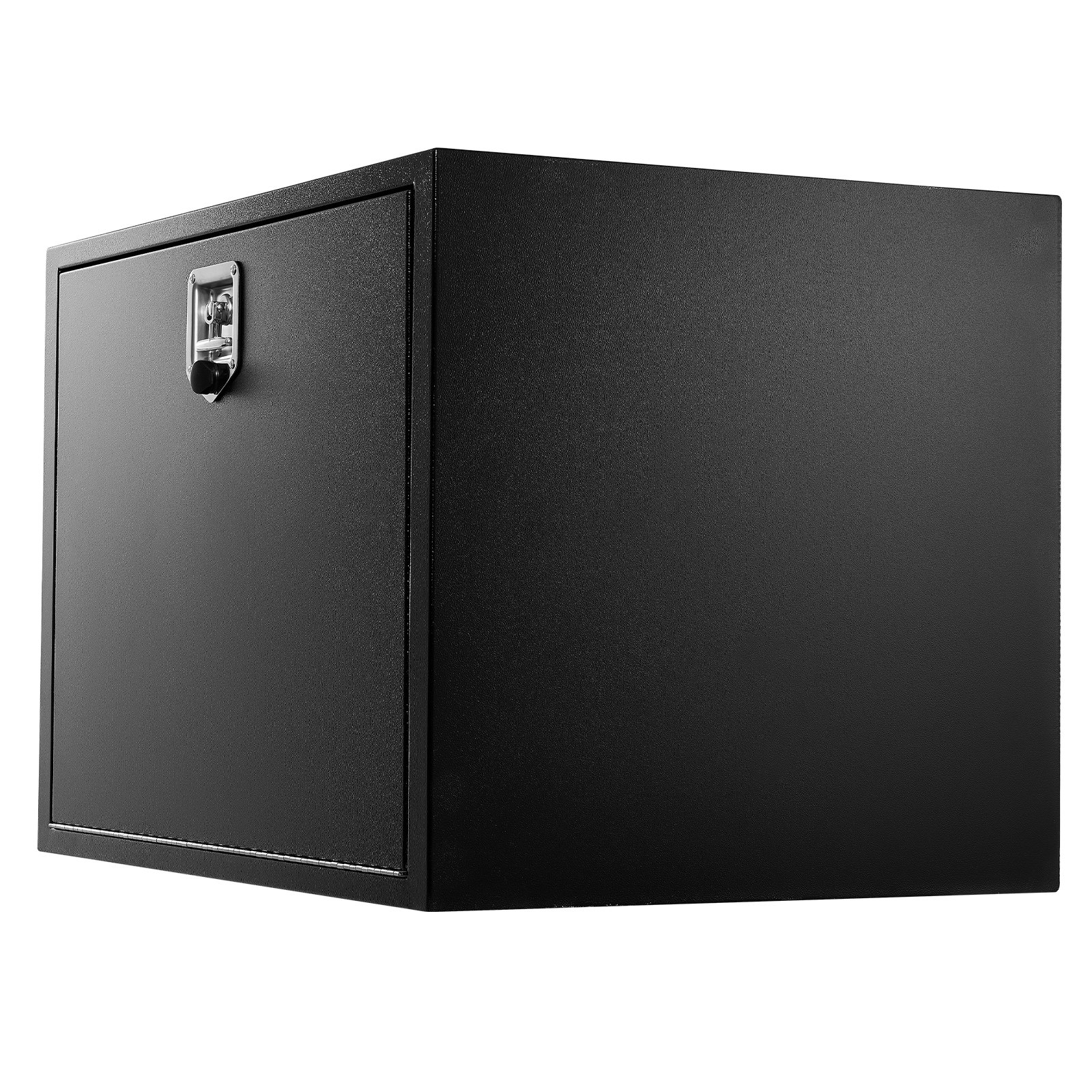 VEVOR Underbody Truck Tool Box, 914 x 609 x 609 mm Heavy Duty Steel Trailer Storage Box with Lock & Keys, Waterproof Trailer Storage Organizer Under Body Chest with T-Handle for Truck, Van, SUV, Black