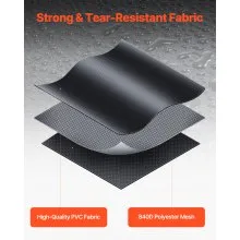 VEVOR Car Rooftop Cargo Carrier Bag, 20 Cubic Feet Roof Cargo Carrier, Heavy Duty 840D PVC 100% Waterproof Car Roof Luggage Bag for All Vehicle with/without Rack- with Lock, Anti-Slip Mat, 6 Door Hook