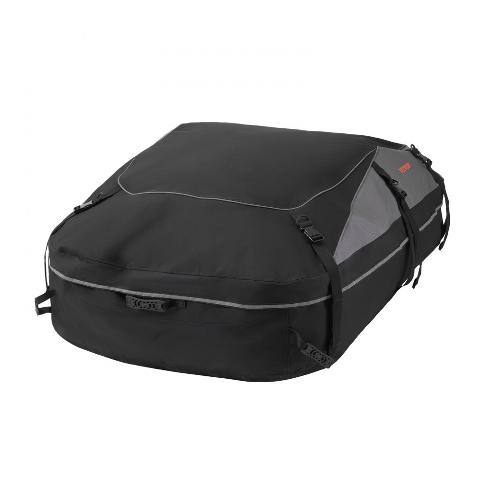 VEVOR Car Rooftop Cargo Carrier Bag, 21 Cubic Feet Cargo Carrier for Car Roof, 100% Waterproof 900D Oxford Cloth Roof Luggage Bag for All Vehicle with/without Rack- with Lock, Non-Slip Mat, Door Hooks