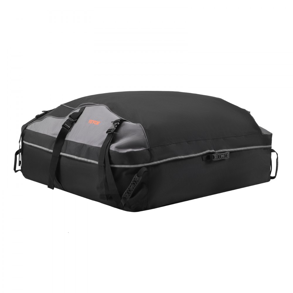 VEVOR Car Rooftop Cargo Carrier Bag, 21 Cubic Feet Cargo Carrier for Car Roof, 100% Waterproof 900D Oxford Cloth Roof Luggage Bag for All Vehicle with/without Rack- with Lock, Non-Slip Mat, Door Hooks