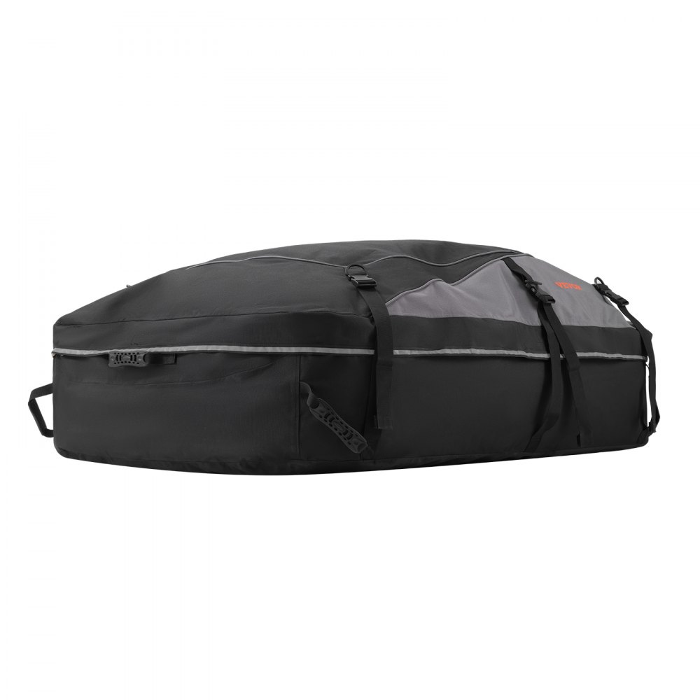 VEVOR Car Rooftop Cargo Carrier Bag, 21 Cubic Feet Cargo Carrier for Car Roof, 100% Waterproof 900D Oxford Cloth Roof Luggage Bag for All Vehicle with/without Rack- with Lock, Non-Slip Mat, Door Hooks