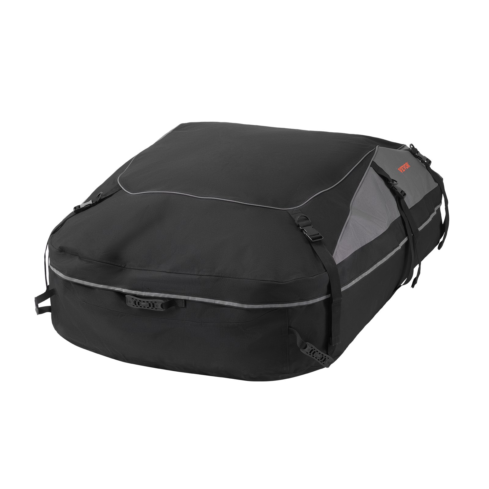 VEVOR Car Rooftop Cargo Carrier Bag, 21 Cubic Feet Cargo Carrier for Car Roof, 100% Waterproof 900D Oxford Cloth Roof Luggage Bag for All Vehicle with/without Rack- with Lock, Non-Slip Mat, Door Hooks