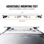 VEVOR Universal Roof Rack Cross Bars, 54" Aluminum Roof Rack Crossbars, Fit Existing Raised Side Rail with Gap, 200 lbs Load Capacity, Adjustable Crossbars with Locks, for SUVs, Sedans, and Vans