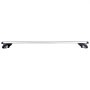 VEVOR roof rack cross bars, sleek silver design with black mounts, isolated on white background.