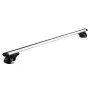 VEVOR roof rack cross bars with silver finish and black mounting brackets.