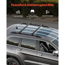 Roof Rack Cross Bars for Jeep Grand Cherokee 2014-2023/2011-2021 with Side Rails