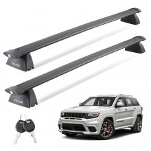 Roof Rack Cross Bars for Jeep Grand Cherokee 2014-2023/2011-2021 with Side Rails