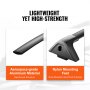 VEVOR Roof Rack Cross Bars, Compatible with Toyota RAV4 2019-2023, 117.93 kg Load Capacity, Aluminum Anti-Rust Crossbars with Locks, Rooftop Cargo Bag Luggage Carrier (Not Fit for Adventure/TRD Off-Road)