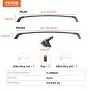 VEVOR Roof Rack Cross Bars, Compatible with Toyota RAV4 2020-2023, 160lbs Load Capacity, Aluminum Anti-Rust Crossbars with Locks, Rooftop Cargo Bag Luggage Carrier (Not Fit for Adventure/TRD Off-Road)