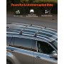 Cross Bars Roof Racks Fit Toyota Highlander with Flush Roof Rails 165lb Capacity