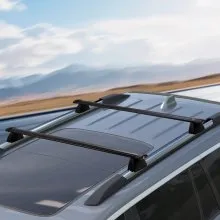 VEVOR Roof Rack Cross Bars, Compatible with 2011-2021 Jeep Grand Cherokee with Grooved Side Rails, 200lbs Load Capacity, Aluminum Crossbars with Locks, for Rooftop Cargo Carrier Bag Luggage Kayak Bike