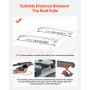 Roof Rack Cross Bars 200 LBS Capacity Compatible with Subaru Crosstrek 2018-2024
