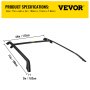 VEVOR 06-15 Car Roof Rack, 2 Pieces, Universal Car Accessories, Roof Rails, Aluminium for Land Rover Roof Rack, Black Roof Rack, Lightweight Aluminium, 185 x 22 x 16 cm Vehicle