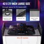 VEVOR DJ Event Facade Suport de masă pentru DJ 42" x 21" Blat plat pentru masă+Gantă de călătorie+Scrims