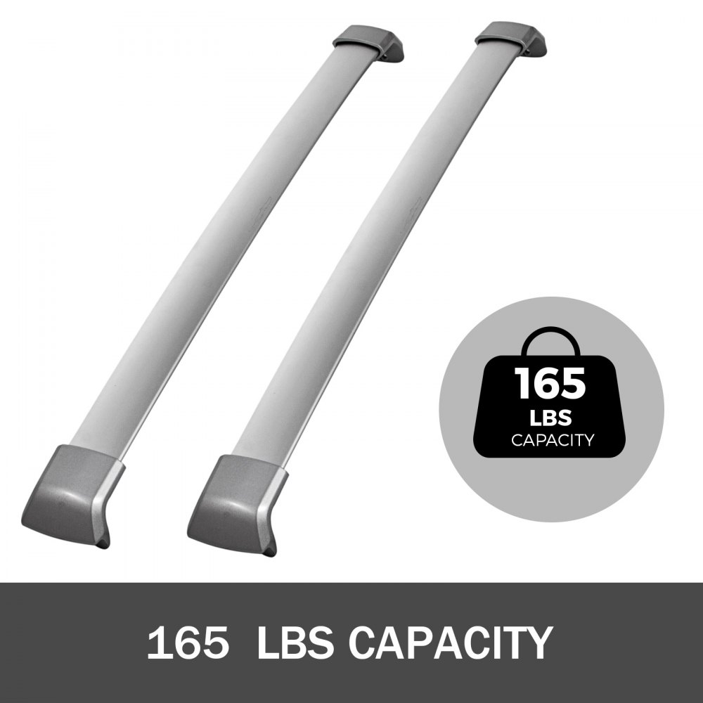 Fit for Honda Vezel HRV 2016-20 Aluminium Roof Rail Roof Rack Cross Bars - Silver