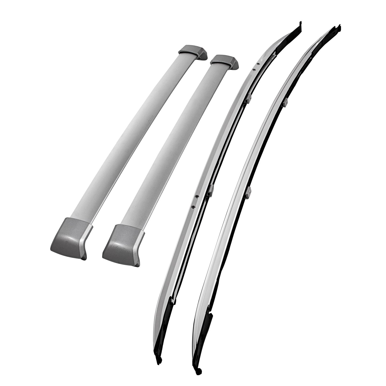 Fit for Honda Vezel HRV 2016-20 Aluminium Roof Rail Roof Rack Cross Bars - Silver