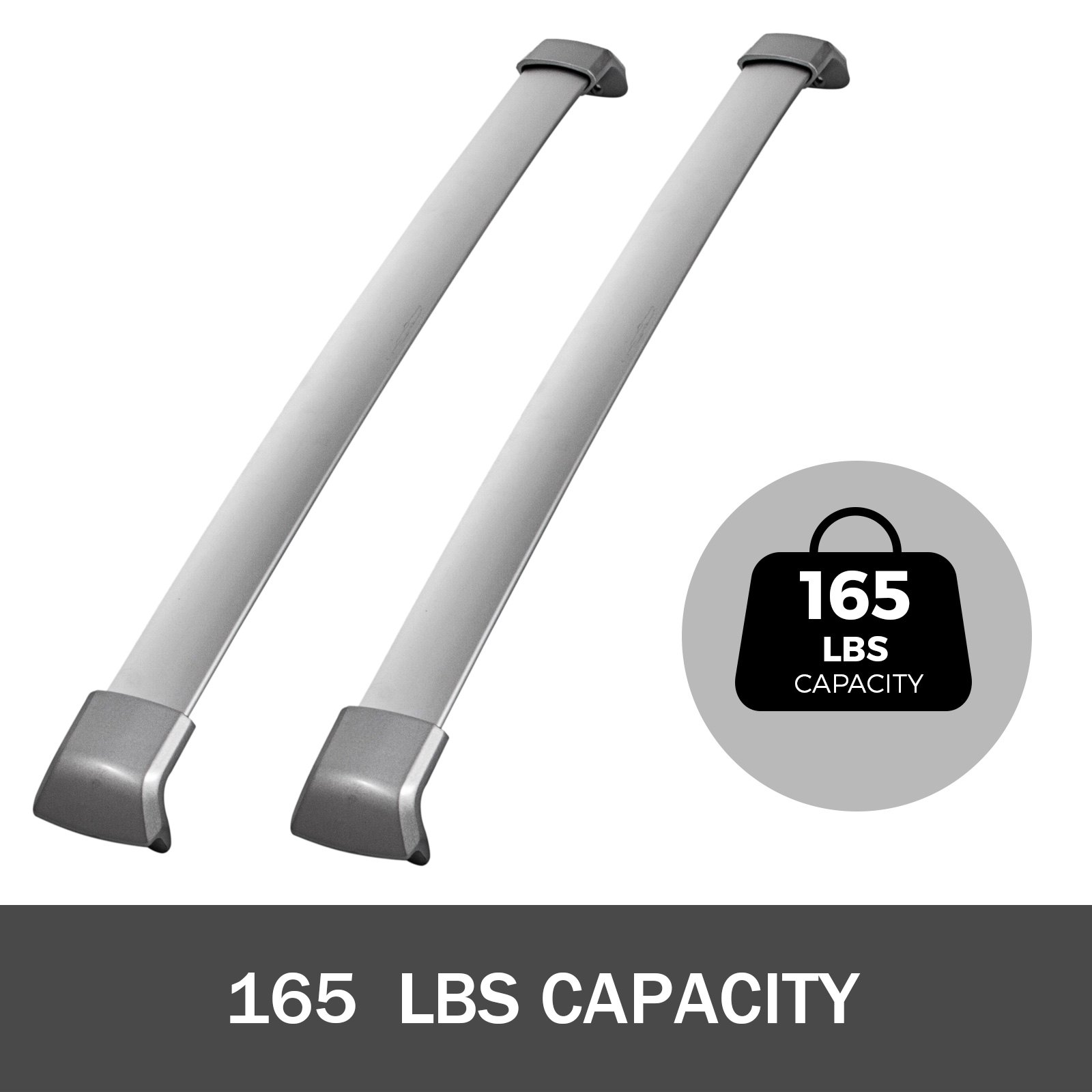 Fit for Honda Vezel HRV 2016-20 Aluminium Roof Rail Roof Rack Cross Bars - Silver