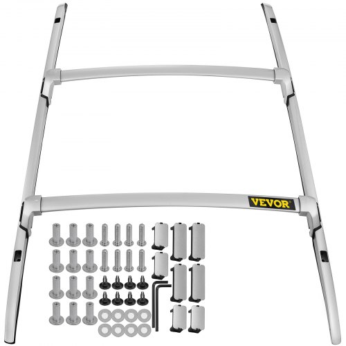 VEVOR Roof Rack 4 pcs Side Rails + Cross Bars Compatible with Honda CR-V 2017-2021 Rail Silver Roof Rack Crossbars Aluminum Alloy Roof Rack Cargo Carrier Car Luggage Rack Baggage Cross Bar Holder