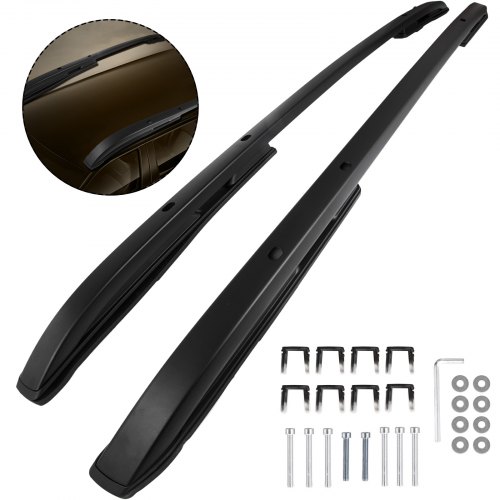 VEVOR Roof Rack Compatible with Jeep Renegade, 2015 2016 2017 2018 2019 2020 2021, Roof Top Rail Crossbar Baggage Cross Bars Baggage Locking Luggage Cargo Management Carrier