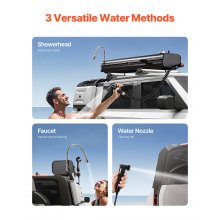 4.5 Gal Roof Rack Water Tank Portable Water Tank with Splash-Guard Panel