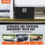 VEVOR undervogn aluminium lastbil værktøjskasse 24" x 12" x 14" Trailer RV Værktøjsopbevaring