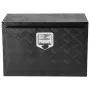 VEVOR Underbody Truck Box, 24" x 17" x 18" Pickup Storage Box, Heavy Duty Aluminum Diamond Plate Tool Box with Lock and Keys, Waterproof Trailer Storage Box with T-Handle Latch for Truck, Van, Trailer