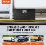 VEVOR undervogn i aluminium lastebilverktøykasse 30" x 14" x 16" Trailer RV-verktøyoppbevaring