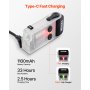 Rechargeable Keychain Flashlight Mini LED Flashlight with Clip & Magnetic Tail