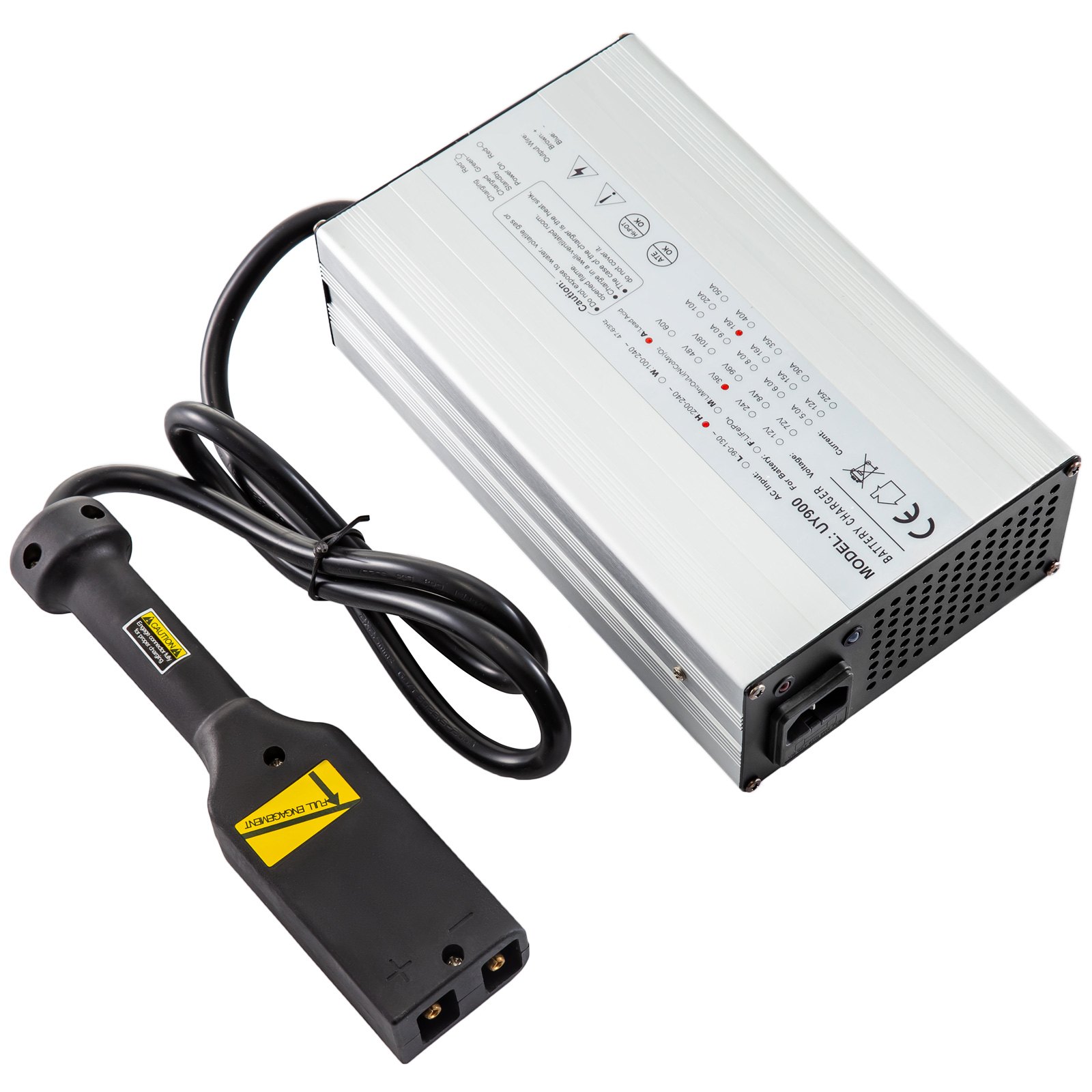 VEVOR 36V 18A Golf Cart Battery Charger Aluminum Shell w/E-Z-GO Plug