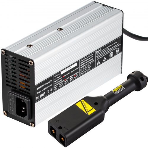 36V Golf Cart Battery Charger E-Z-GO Plug Trickle Mode Pure Aluminum Shell 6A