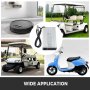 VEVOR 48V Golf Cart Battery Charger Lead Acid 2-Stage Charge Mode 15A