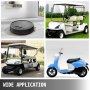 VEVOR 48V 5A Golf Cart Battery Charger with 3 Pin Round Plug and LED Indicator Light for Club Car Yamaha